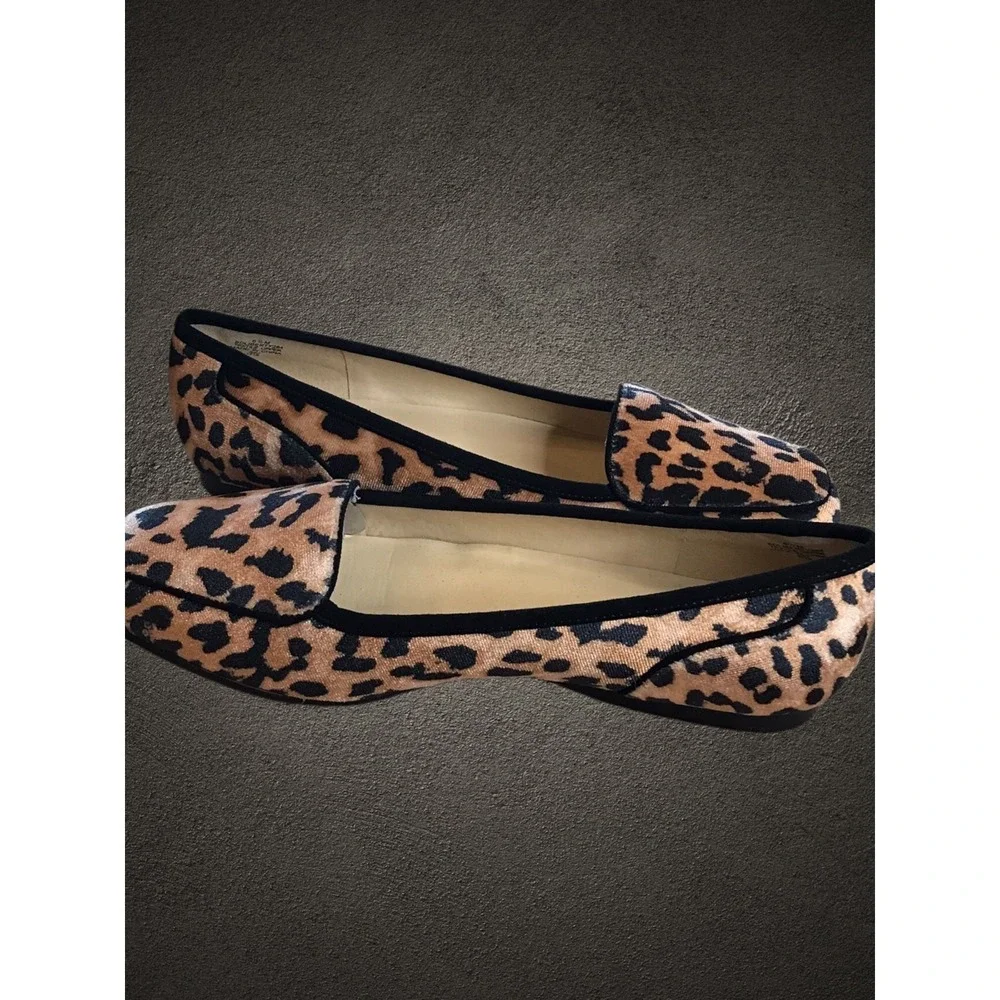 Bandolino Liberty Loafers Leopard Print Shoes,‎ Size 6.5M NWOT
